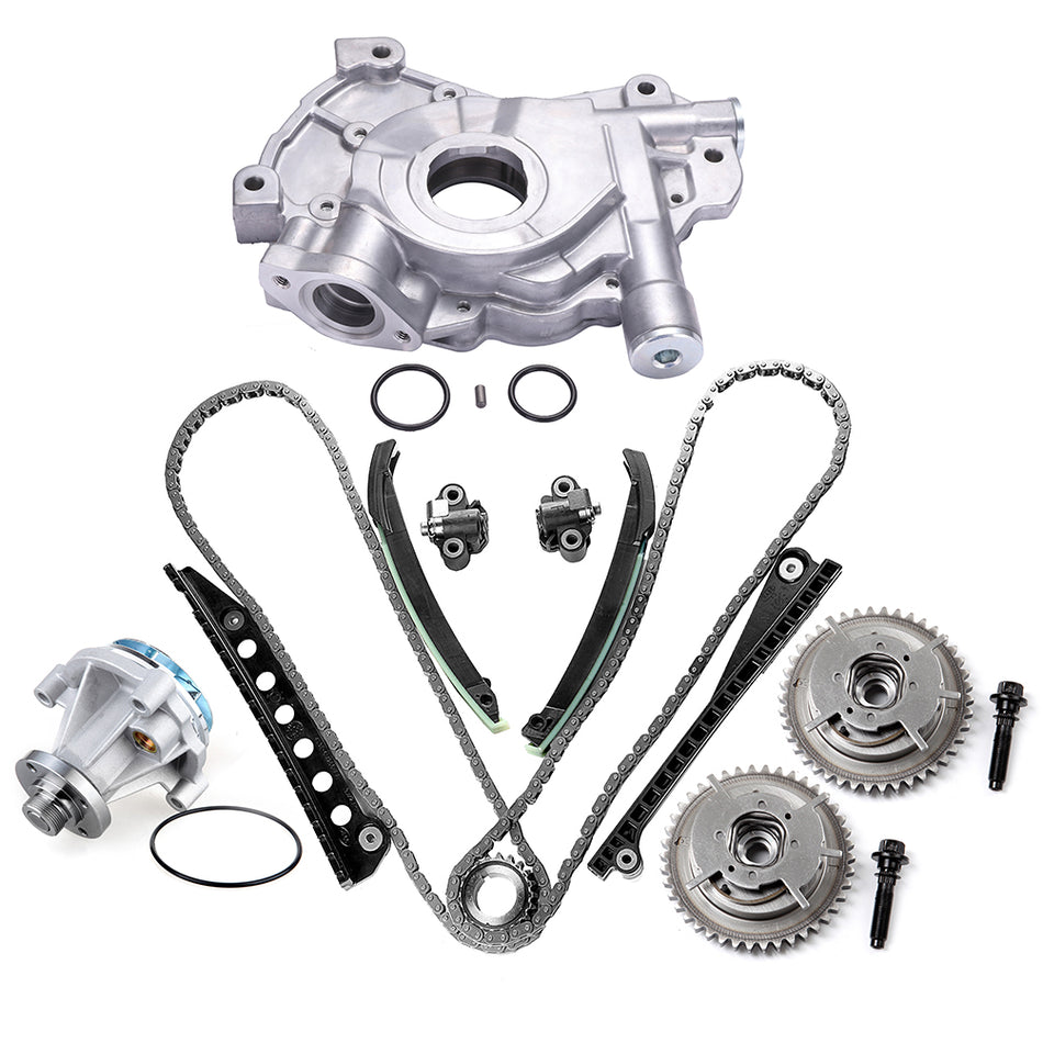 06-08 FOR Ford 5.4L F150 Lincoln Timing Chain Cam Phasers Water Oil Pump Kit