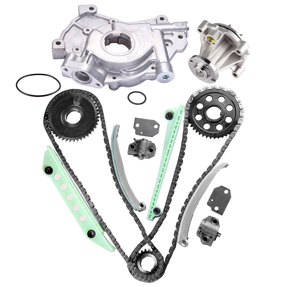 Timing Chain Kit Water Oil Pump For 99-00 Ford 4.6L SOHC VIN X Cu. 281 WINDSOR