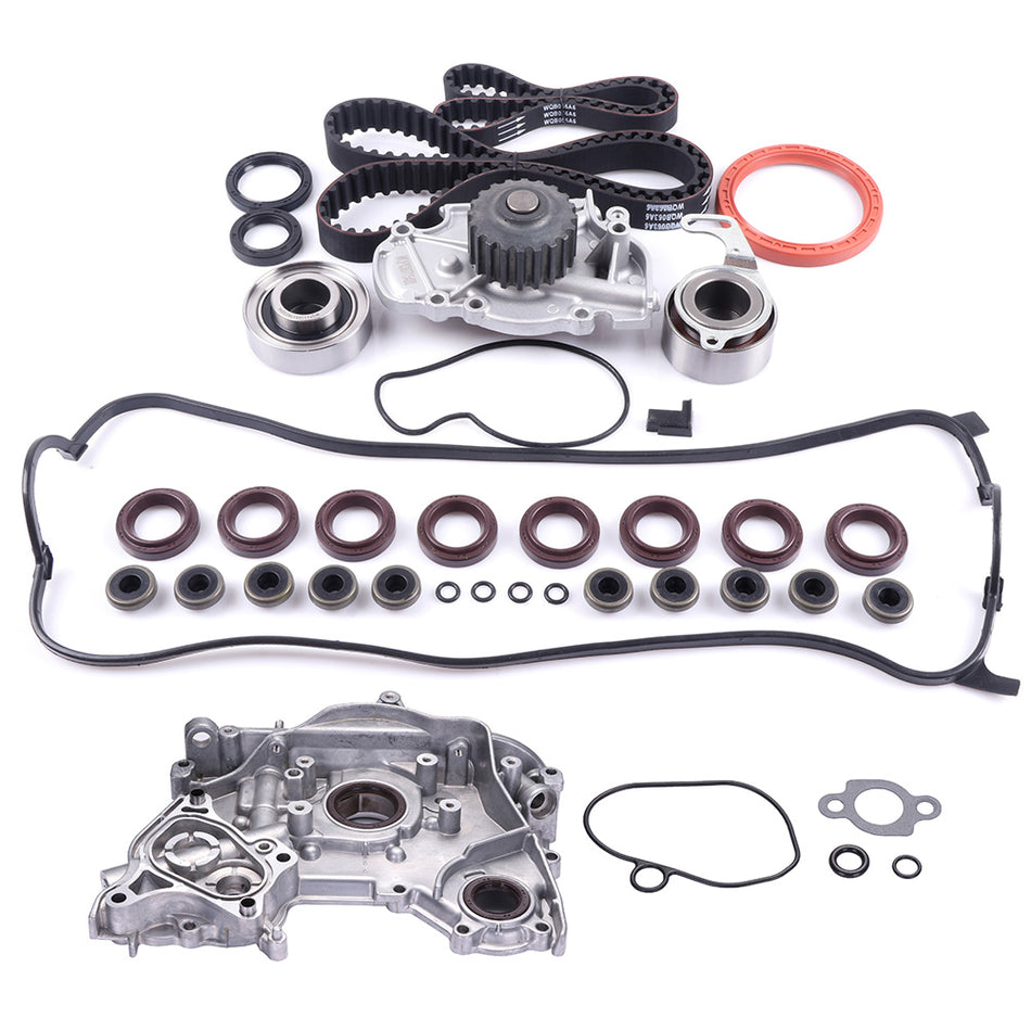 For Honda 2.2L 2.3L VTEC For Timing Belt Water Oil Pump Valve Gasket Kit