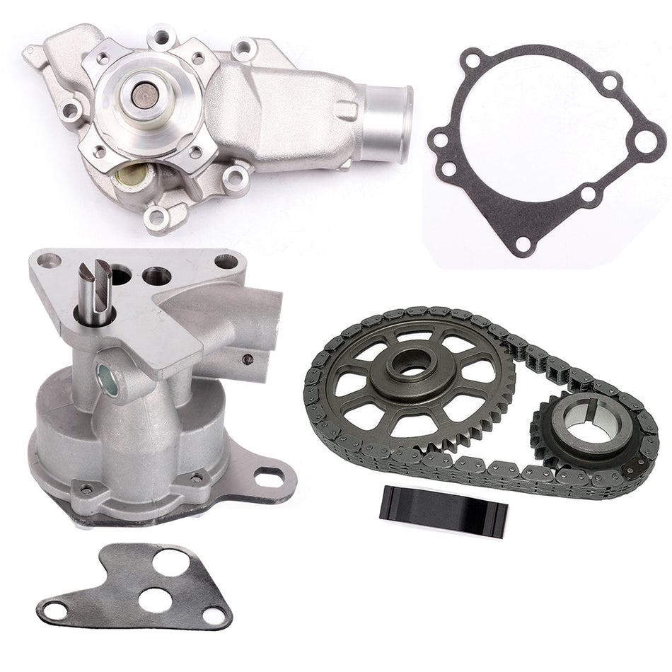 For 99-04 Jeep Grand Cherokee Wrangler 4.0L OHV Timing Chain Water Oil Pump Kit