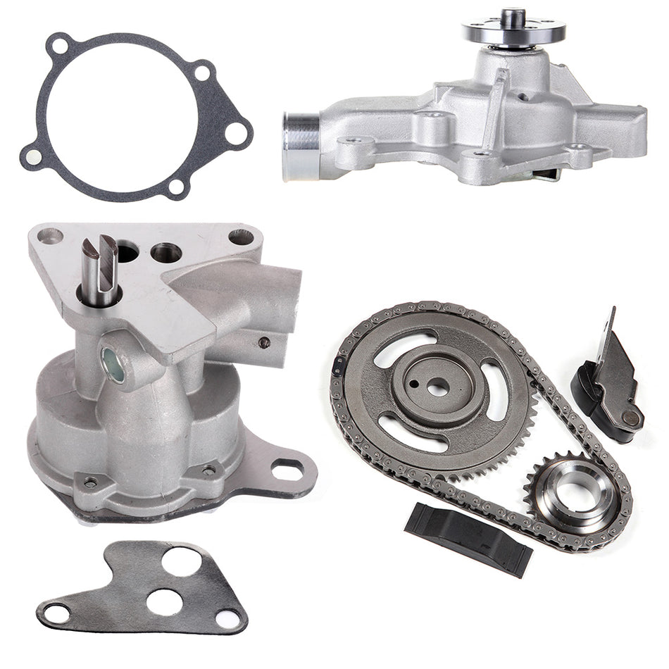 Timing Chain Water Oil Pump Kit For 91-02 Dodge Dakota Jeep Wrangler 2.5L MAGNUM
