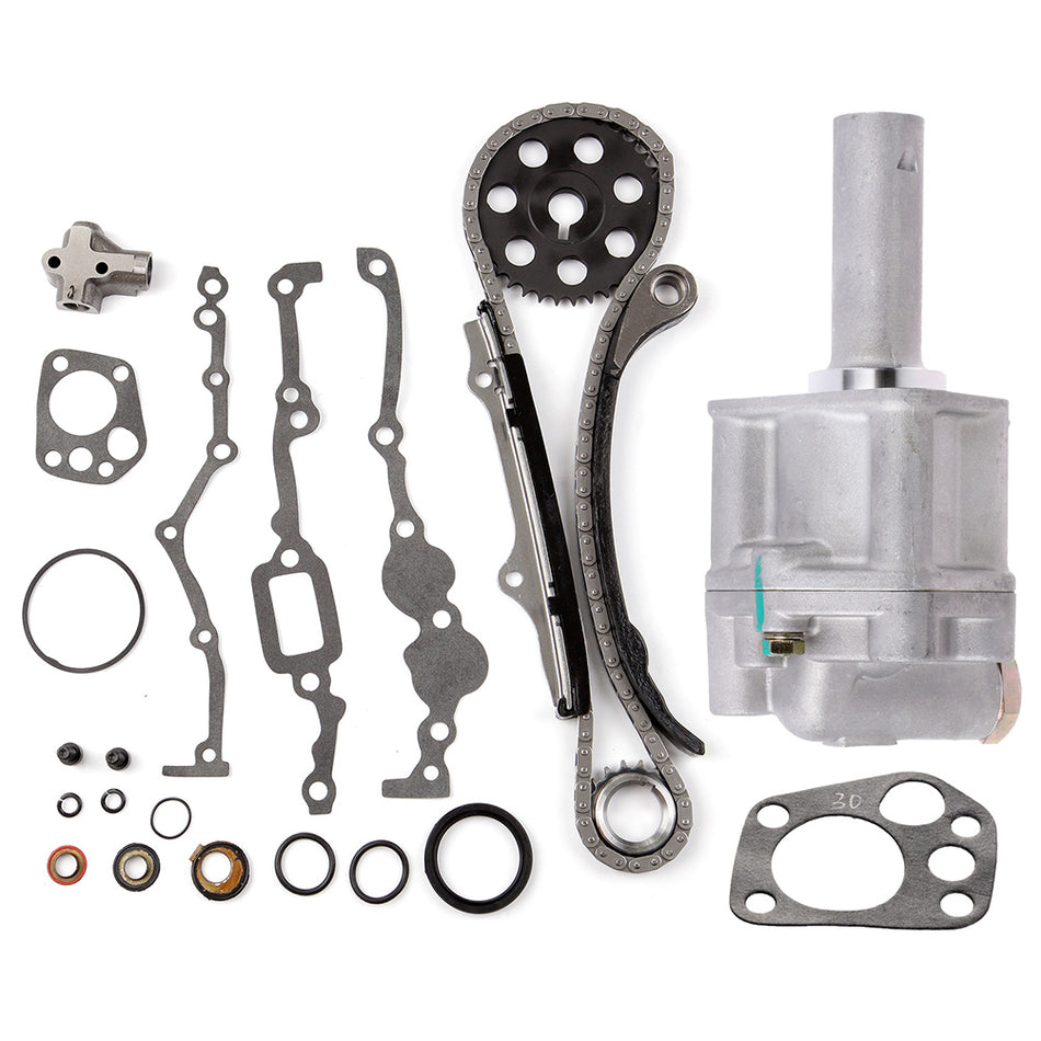 For 89-97 Nissan 2.4L SOHC D21 Pickup 240SX Timing Chain Oil Pump Kit KA24E