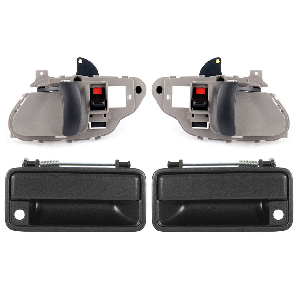 4x Door Handle Inside and Outside Gray Black and 95-00 Chevrolet Tahoe 95 GMC Yukon
