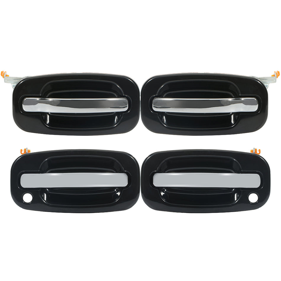 4x Right Left Exterior Housing Handle 00-06 GMC Yukon Chevrolet Tahoe