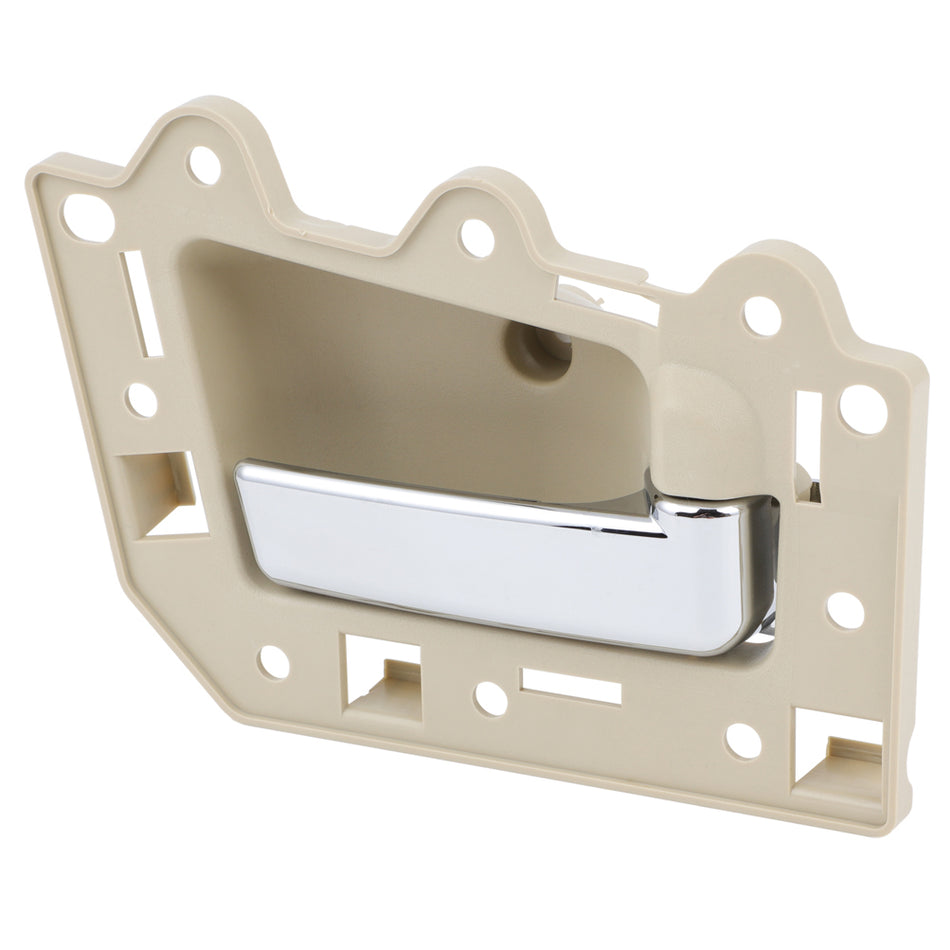 2Pcs 05-10 Jeep Grand Cherokee Interior Door Handle Front Left Right Beige Chrome