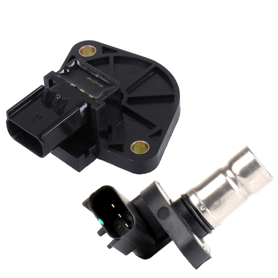 Camshaft Crankshaft Position Sensor 2pc For CHRYSLE GRAND VOYAGER Black