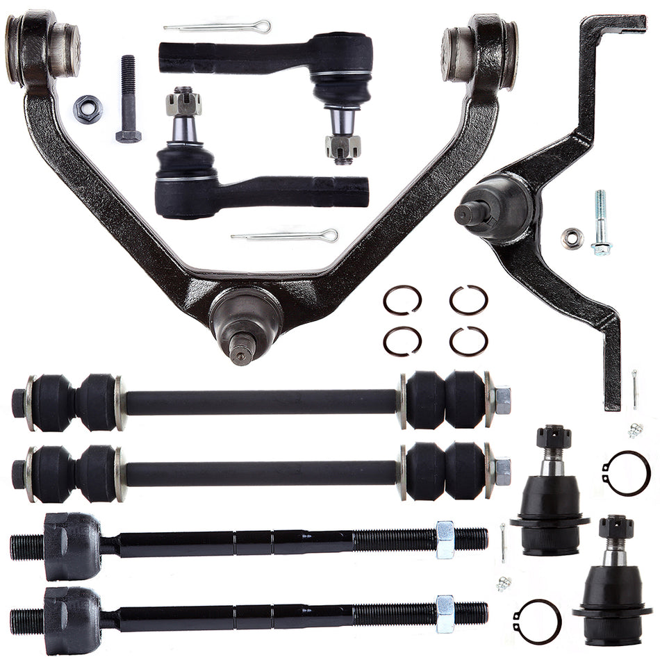 Front Upper Control Arm Ball Joint Tie Rod Suspension For 1995-01 Ford Explorer