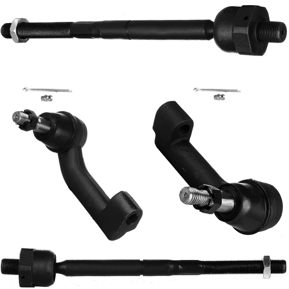 Front Inner Outer Tie Rod End For 07-16 Ford Expedition 09-17 Ford F150