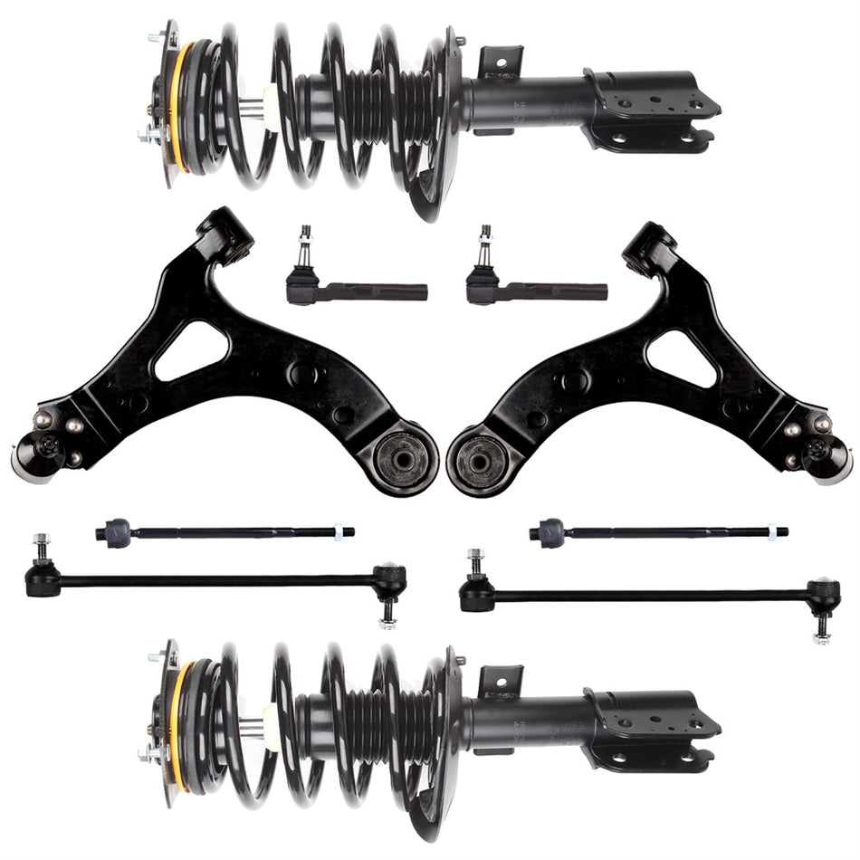 For Buick Terraza Chevy Uplander Complete Struts Control Arms Tie Rods Sway Bar