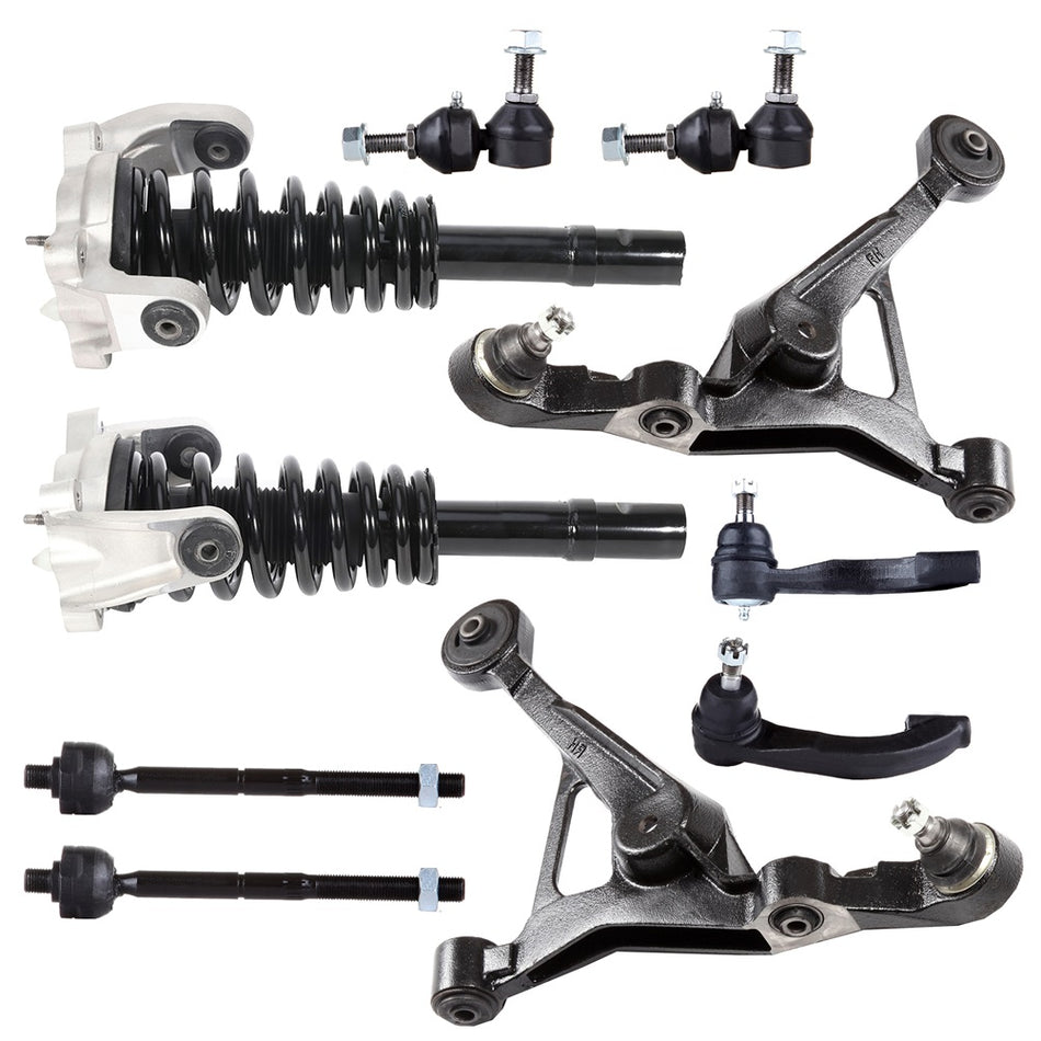 For Chrysler Sebring Dodge Front Upper Lower Control Arm Tierod Complete Struts