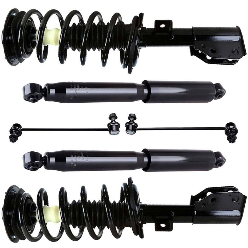 For Chevy Equinox GMC Terrain Chevy Equinox Complete Strut Shocks and and and Sway Bar