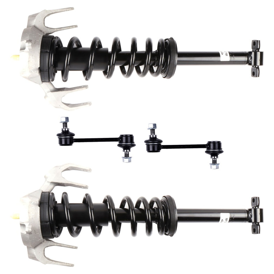 For 2003-07 Cadillac CTS Front Complete Struts Assemblies & Sway Bar Links 4pc