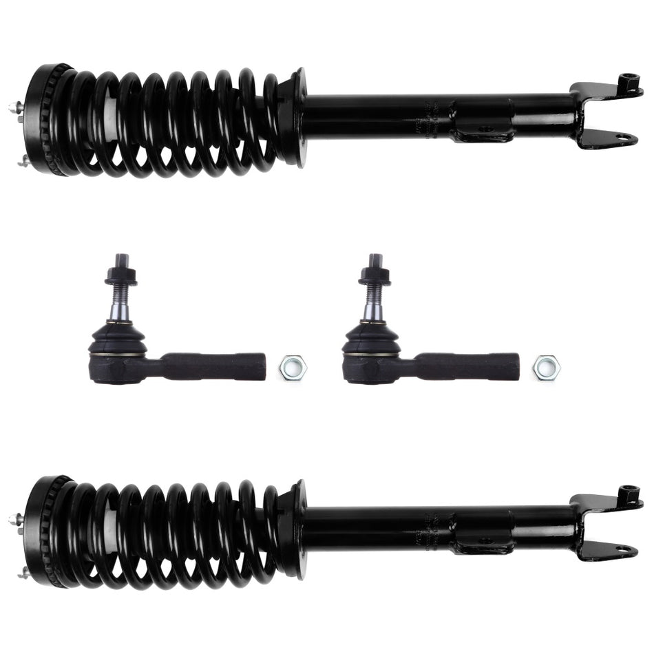 For 2005-10 Dodge Charger Chrysler 300 Front Complete Struts Tie Rod End Links