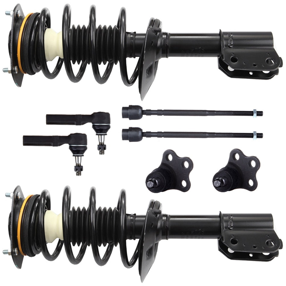 For Chevrolet Impala 00-12 Front Ready Strut Ball Joint Inner Outer Tie Rods