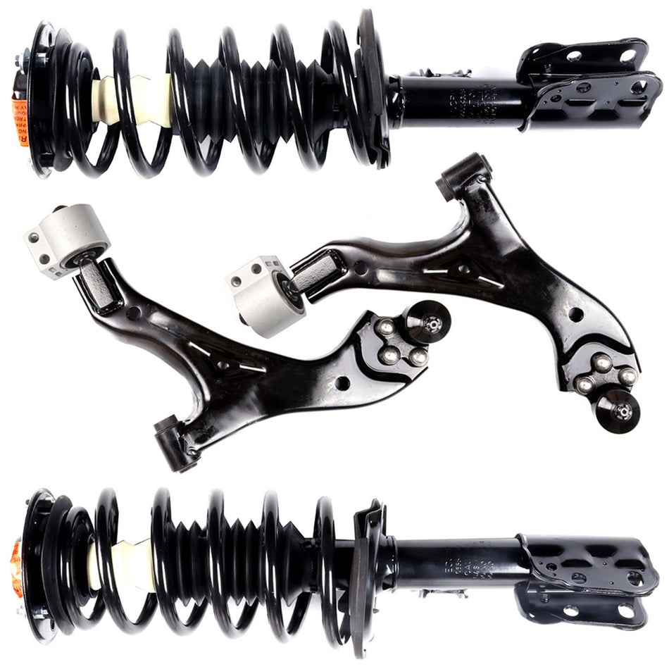 For 07-09 Chevy Equinox Pontiac Torrent Front Complete Strut Lower Control Arms