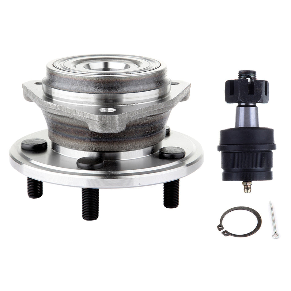 Lower Ball Joint & Wheel Hub Bearings For 93-98 Jeep Grand Cherokee 90-92 Cherokee 2Pcs