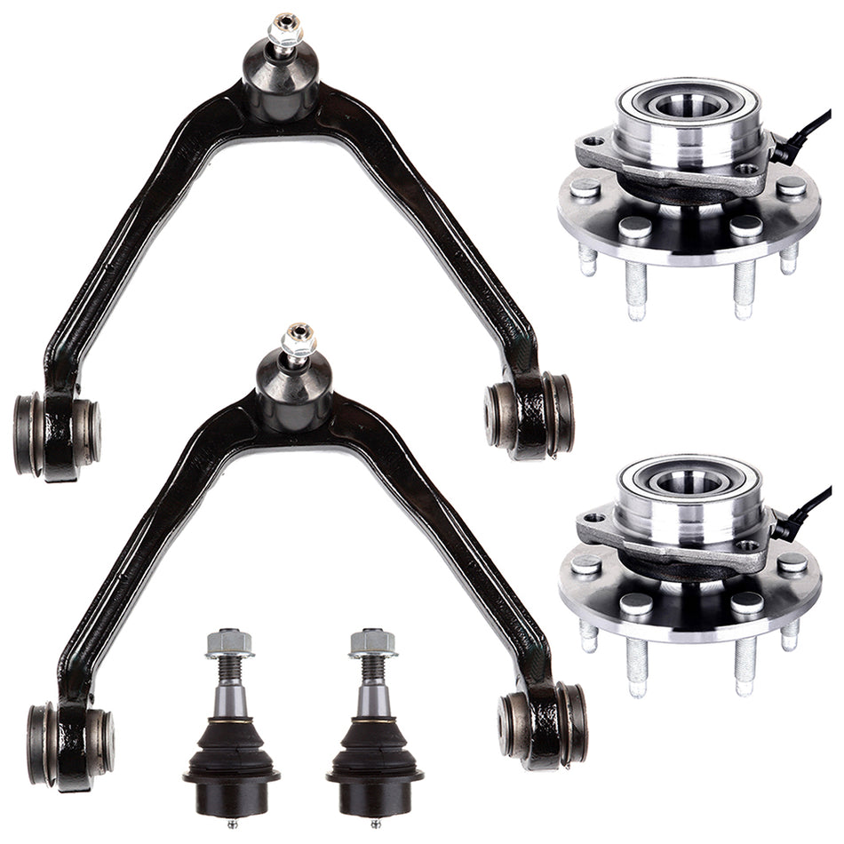 Front Upper Control Arm Ball Joint Wheel Bearing Hub 99-06 GMC Sierra 1500 00-06 GMC Yukon