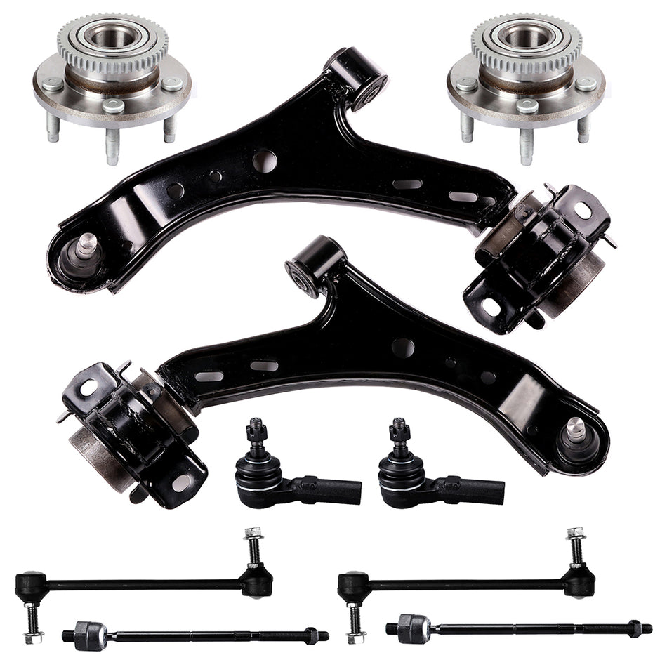 Front Lower Control Arm Suspension Wheel Hub Bearing For 2005-2010 Ford Mustang