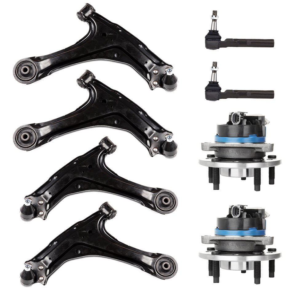 6pcs For 1999-2003 Chevrolet Pontiac Wheel Hub Bearing Assemblies Suspension Kit