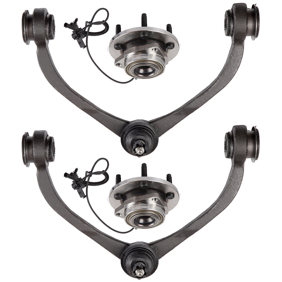 For 2005-2010 Dodge Dakota Front Control Arm And Ball Joint Wheel Hub Bearing
