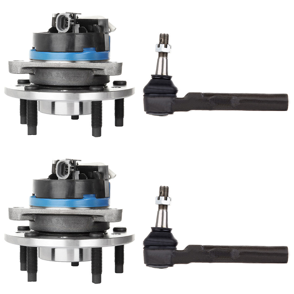 Fit For Pontiac Grand Am & Olds Alero Front Wheel Bearing Hub Outer Tie Rod 4x