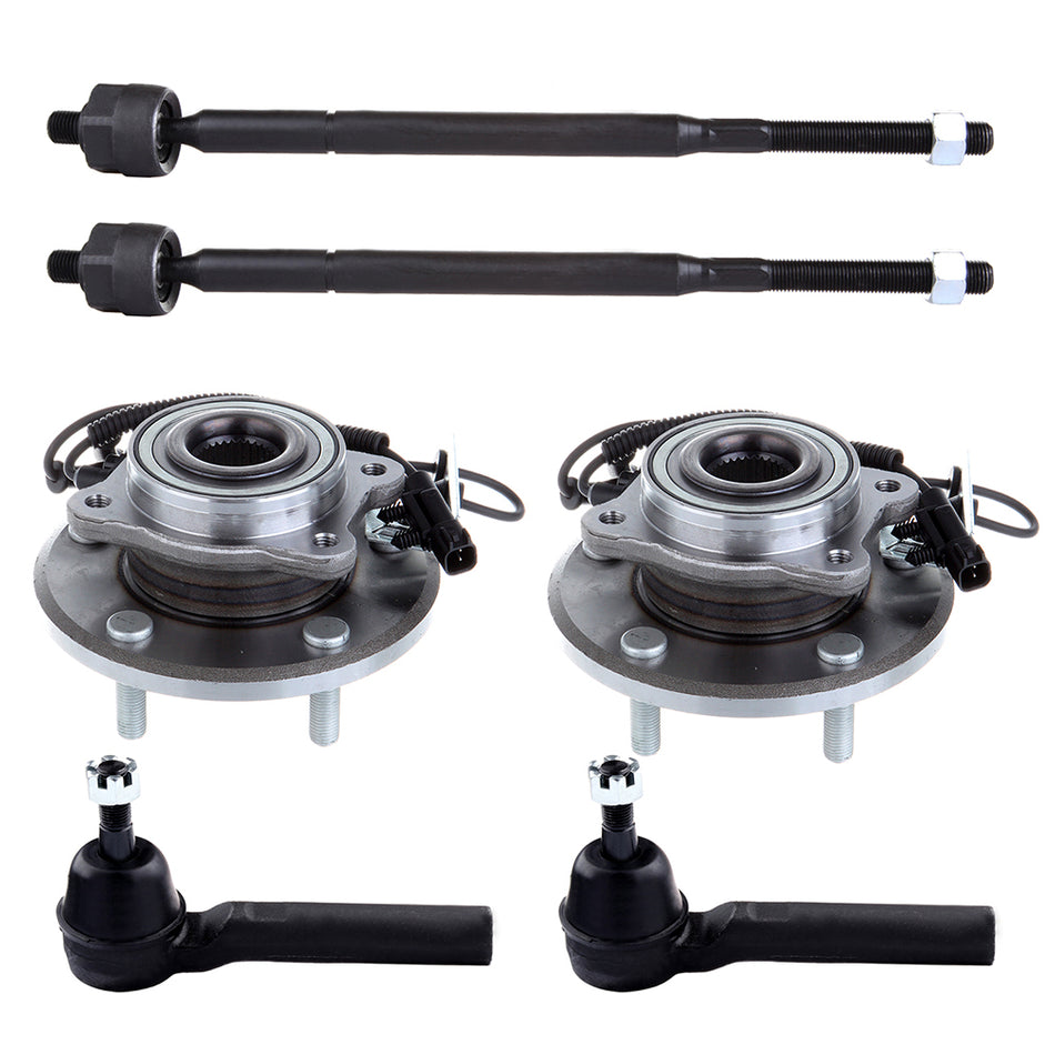 Wheel Bearing Hub Tie Rods For 08-16 Chrysler Town & Country Dodge Grand Caravan