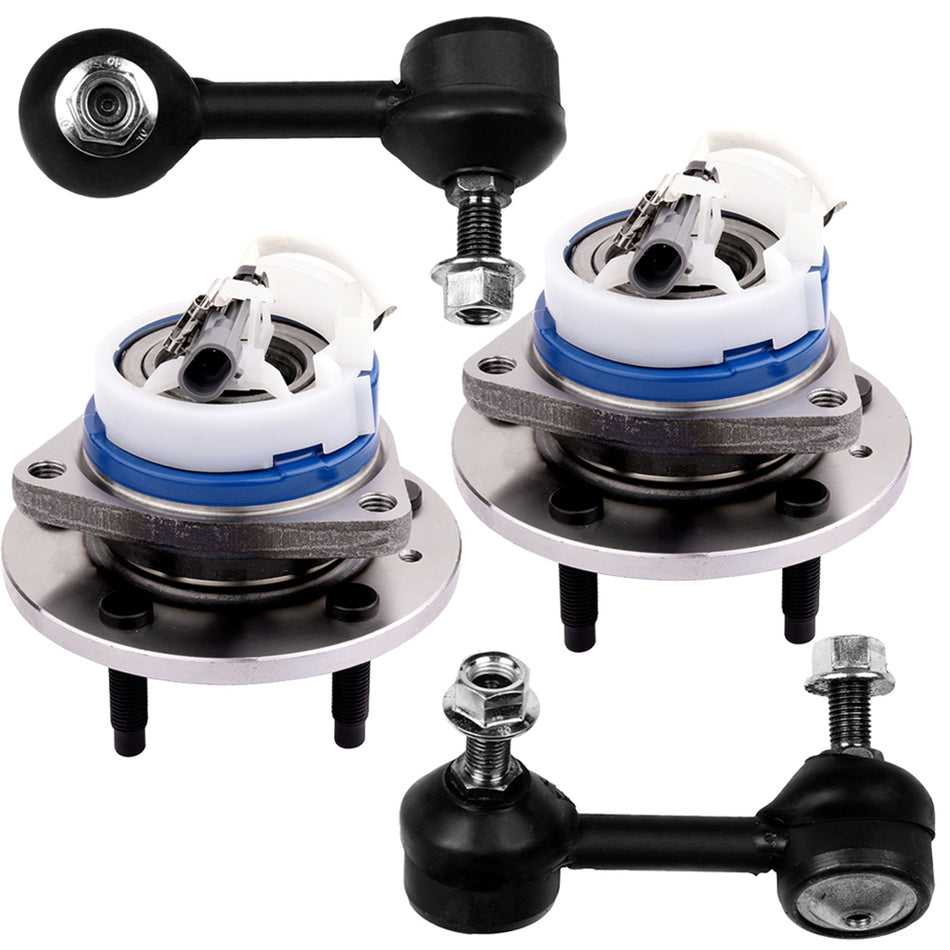 Fits 2003 2004 2005 2006 2007 Cadillac CTS Wheel Bearing & Hub Sway Bar Links