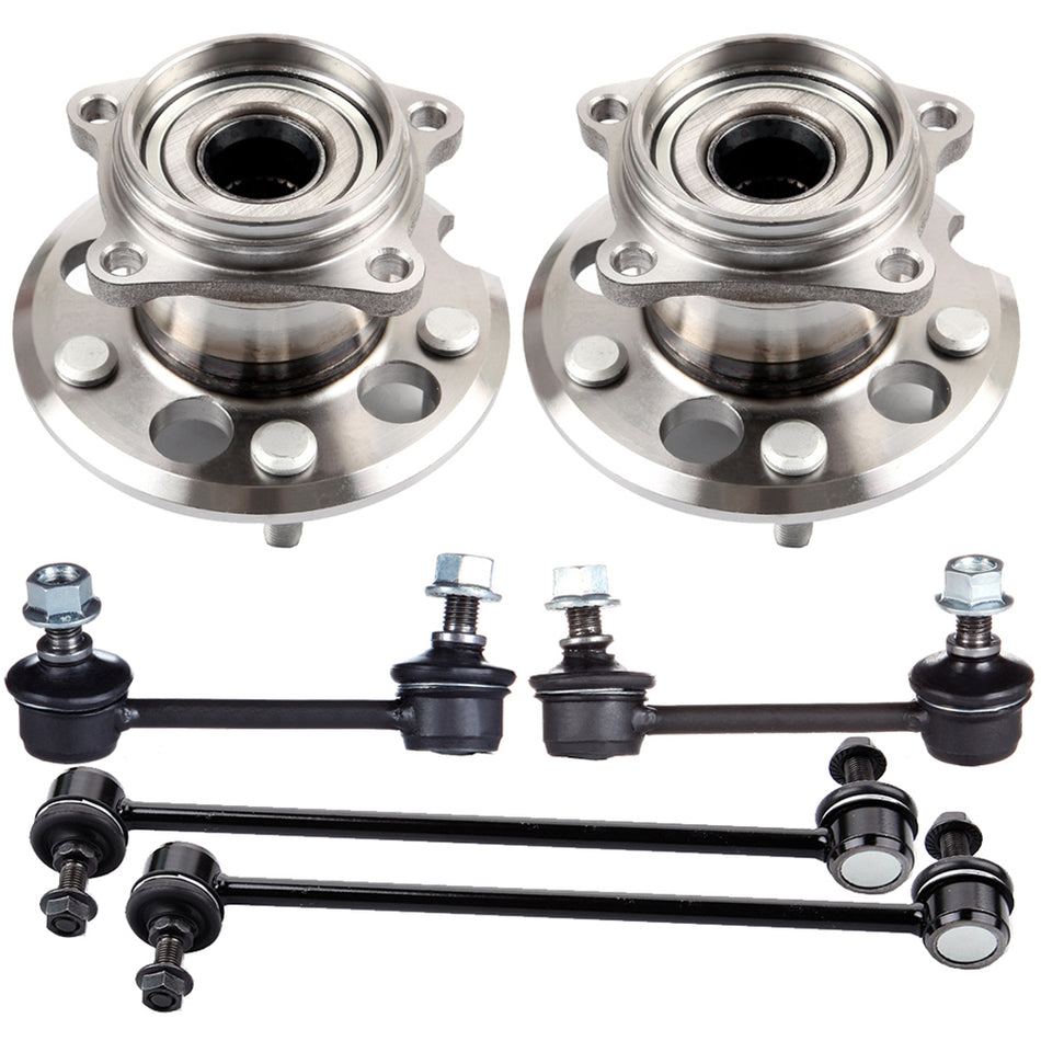 Fits 2001 2002 2003 2004 2005 Toyota Rav4 Rear Wheel Bearing & Hub Sway Bar 4WD