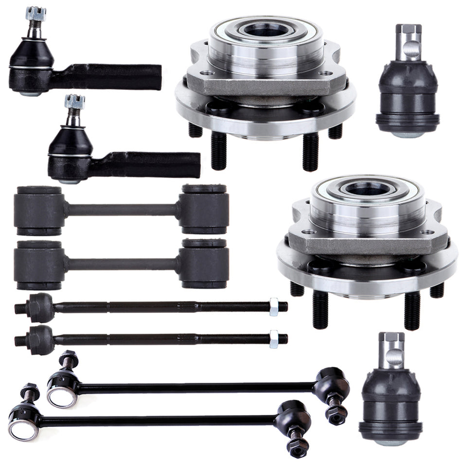 For Town & Country Dodge Grand Caravan Wheel Bearing & Hub Tierods Sway Bars