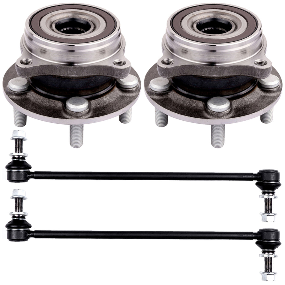 New For 2011-2016 Lexus CT200h Toyota Prius Front Wheel Hub & Bearing Sway Bars