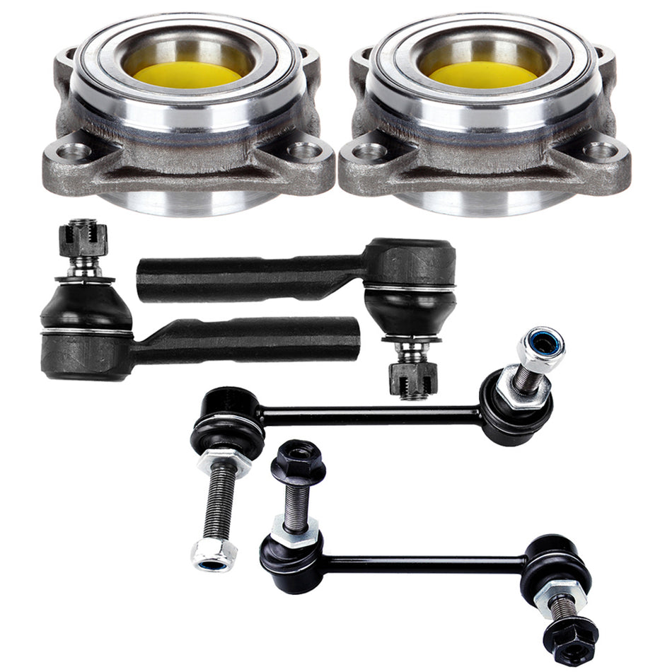 Front Wheel Bearing Tie Rods Sway Bars Link Fits 2003 - 2009 4Runner FJ Cruiser