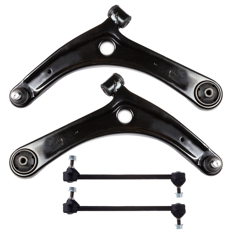 Control Arm Ball Joint Sway Bar For 07-12 Dodge Caliber 07-16 Jeep Compass 4 Pcs