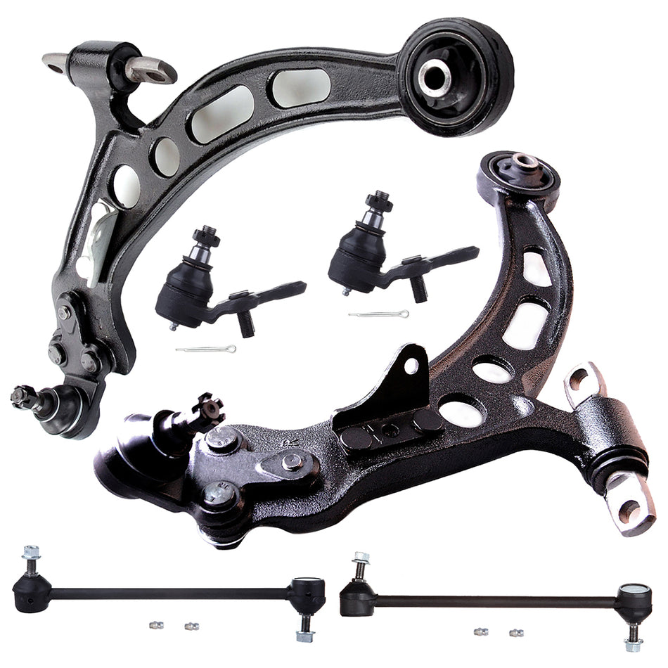 Control Arm Sway Bar Ball Joint Kit For 97-01 Toyota Camry 99-01 Lexus ES300 6Pcs