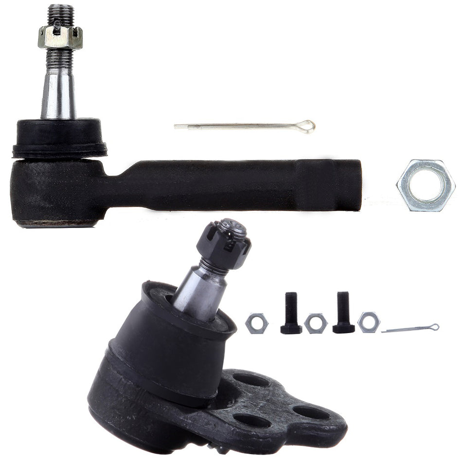Front Ball Joints Tie Rod End For 00 04 Freightliner Argosy 99 01 03 06 08 10 Freightliner Century Class