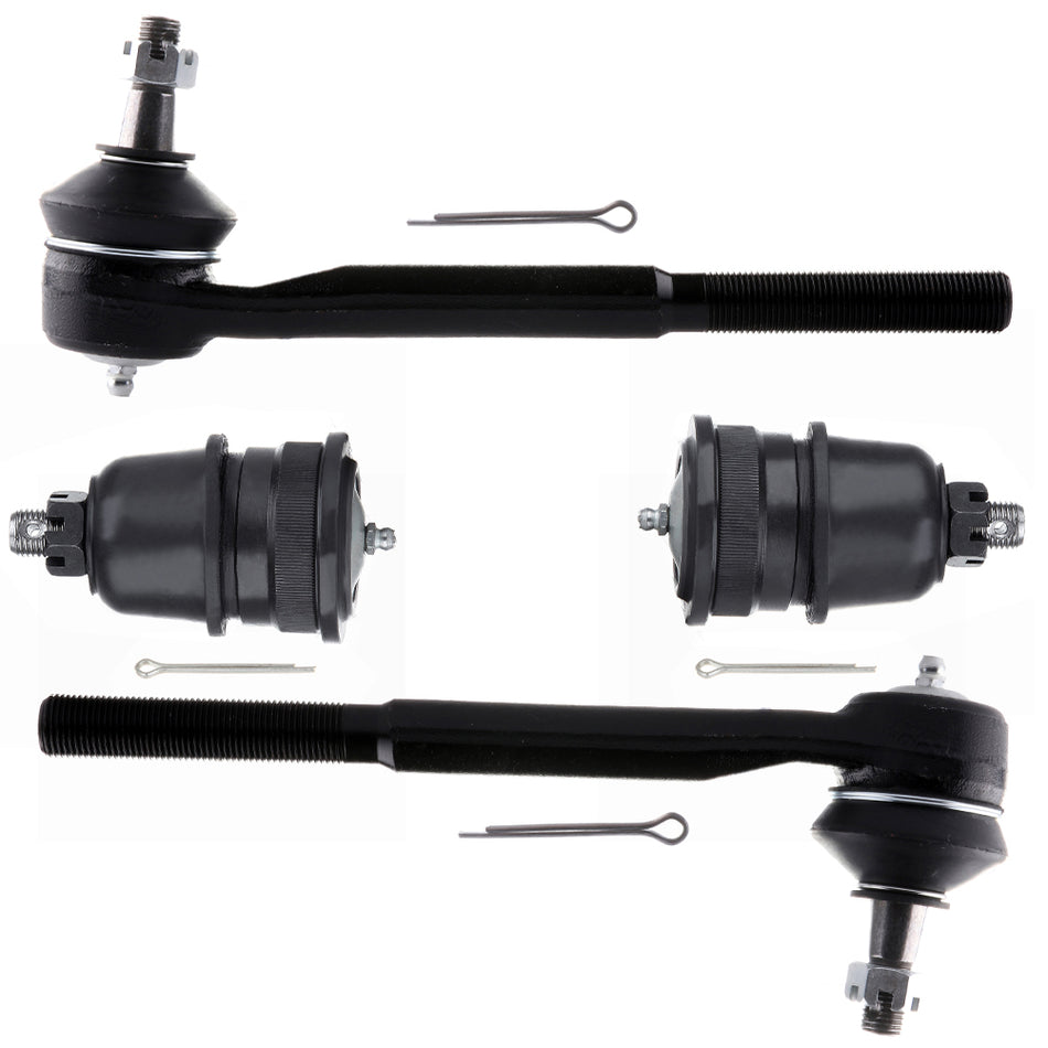 Front Ball Joints Tie Rod End For 82-92 Pontiac Firebird Chevrolet Camaro 4Pcs