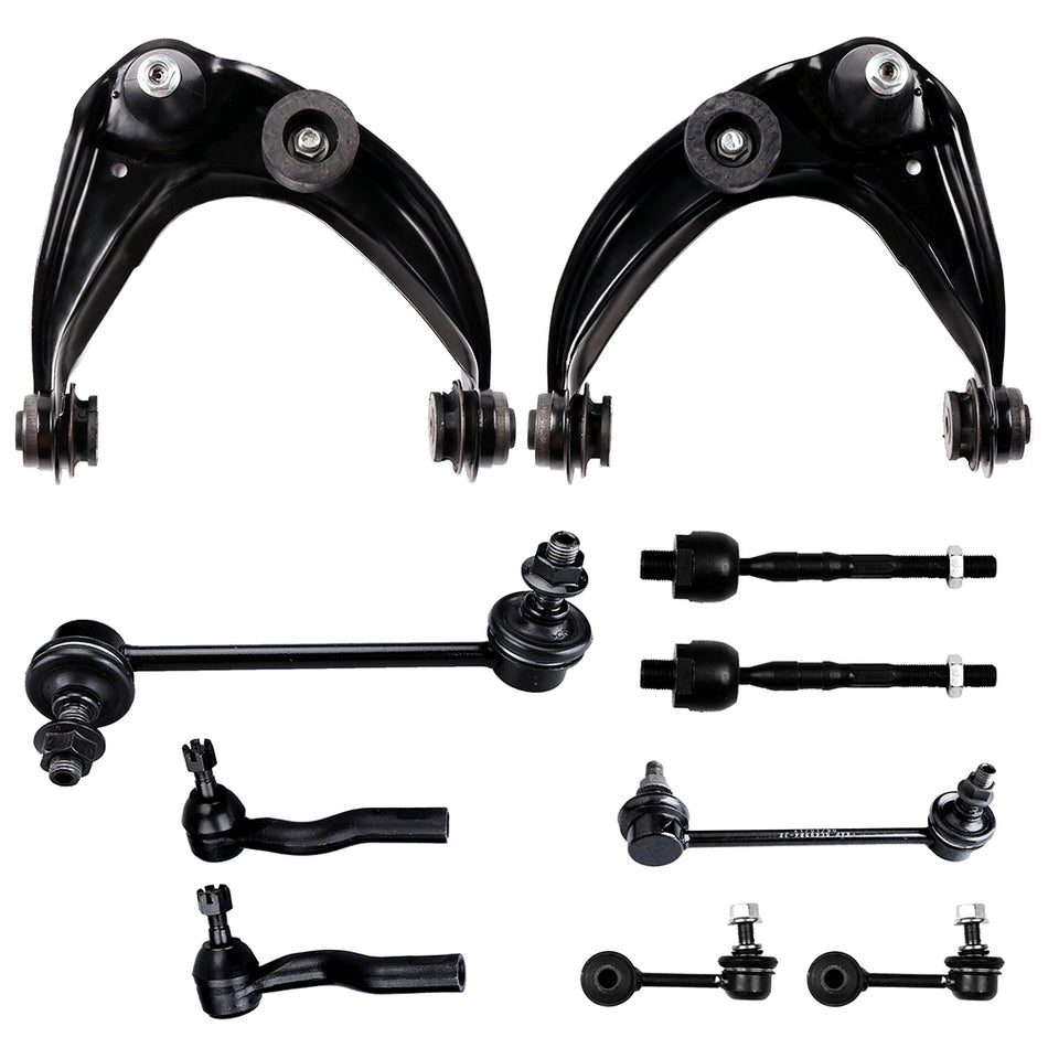 Front Control Arms Rear Sway Bars Kit For 06-10 Ford Fusion 06-09 Mercury Milan 10Pcs