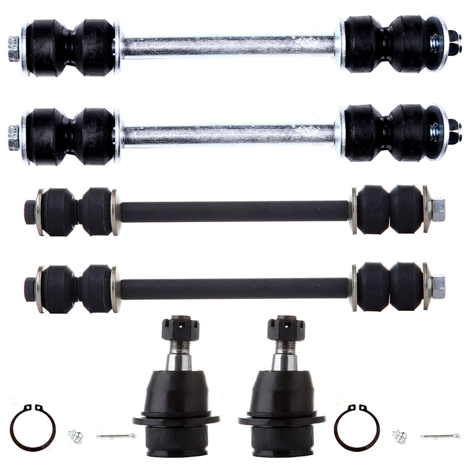 2007-2010 Ford Explorer Sport Trac Front Rear Sway Bar Links Lower Ball Joints