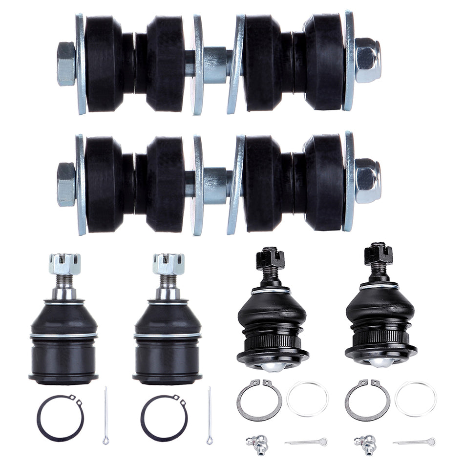 Front Ball Joints Anti Sway Stabilizer Bar Linkage For 1990-1997 Honda Accord