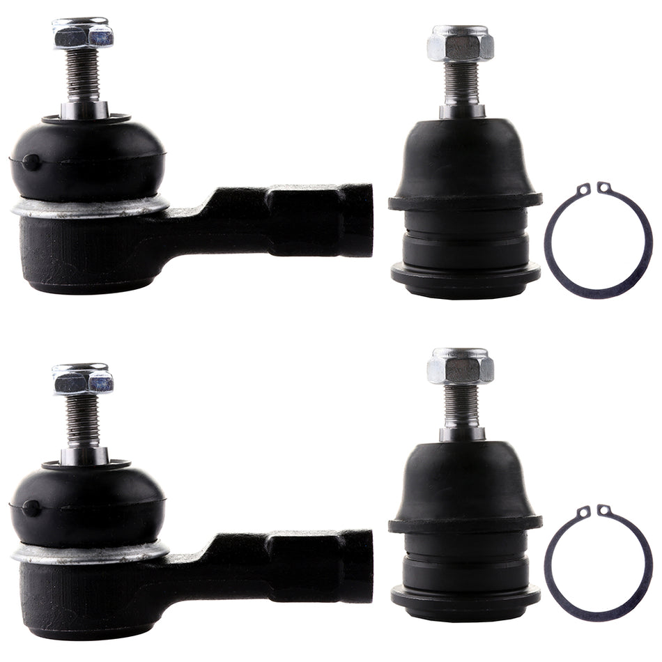 4Pcs New Front Lower Ball Joint Outer Tie Rod End Kit Fit For Eagle Summit Vista