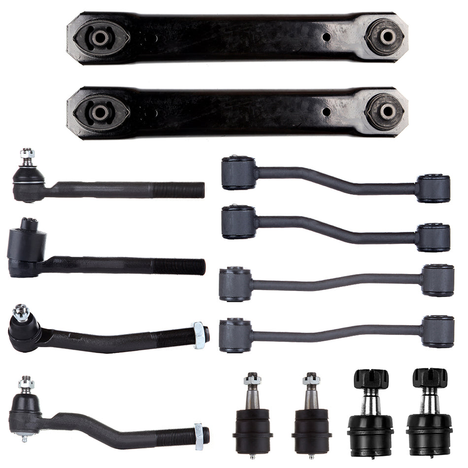 1999-2004 Jeep Grand Cherokee Front Tie Rods Ball Joint Sway Bar Control Arm
