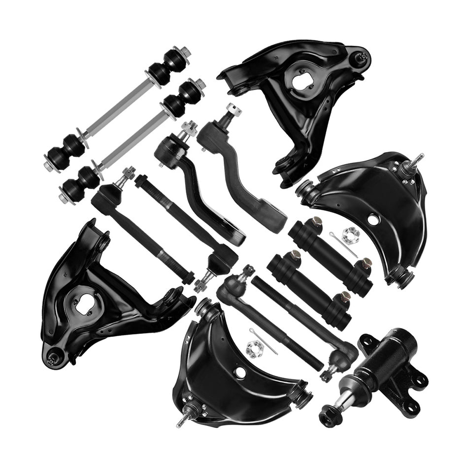 Complete Front Suspension Kit for 1995-2000 Chevy & GMC C1500 C2500 Tahoe 15Pcs