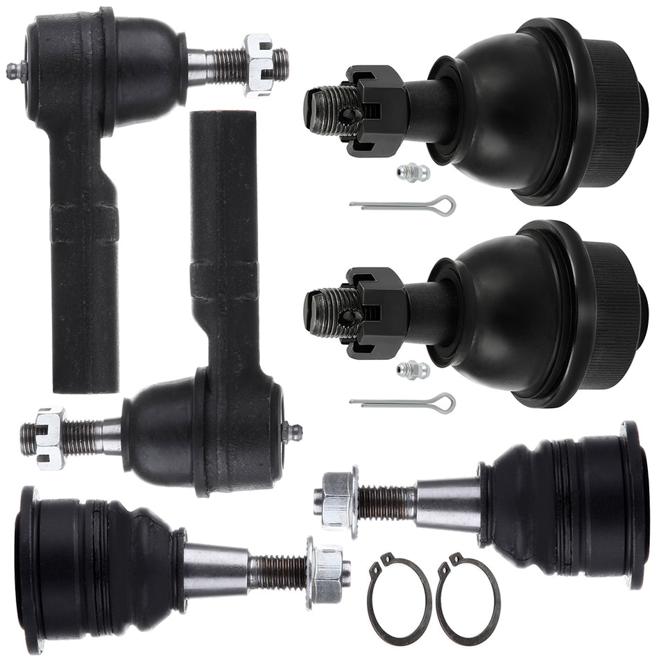 Ball Joints Steering Outer Tie Rod End For 01-04 Chevrolet Silverado 2500 GMC Sierra 2500