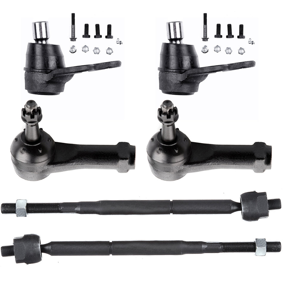 Front Lower Ball Joints Steering Tie Rod End For 2005 06-2010 Chevrolet Cobalt