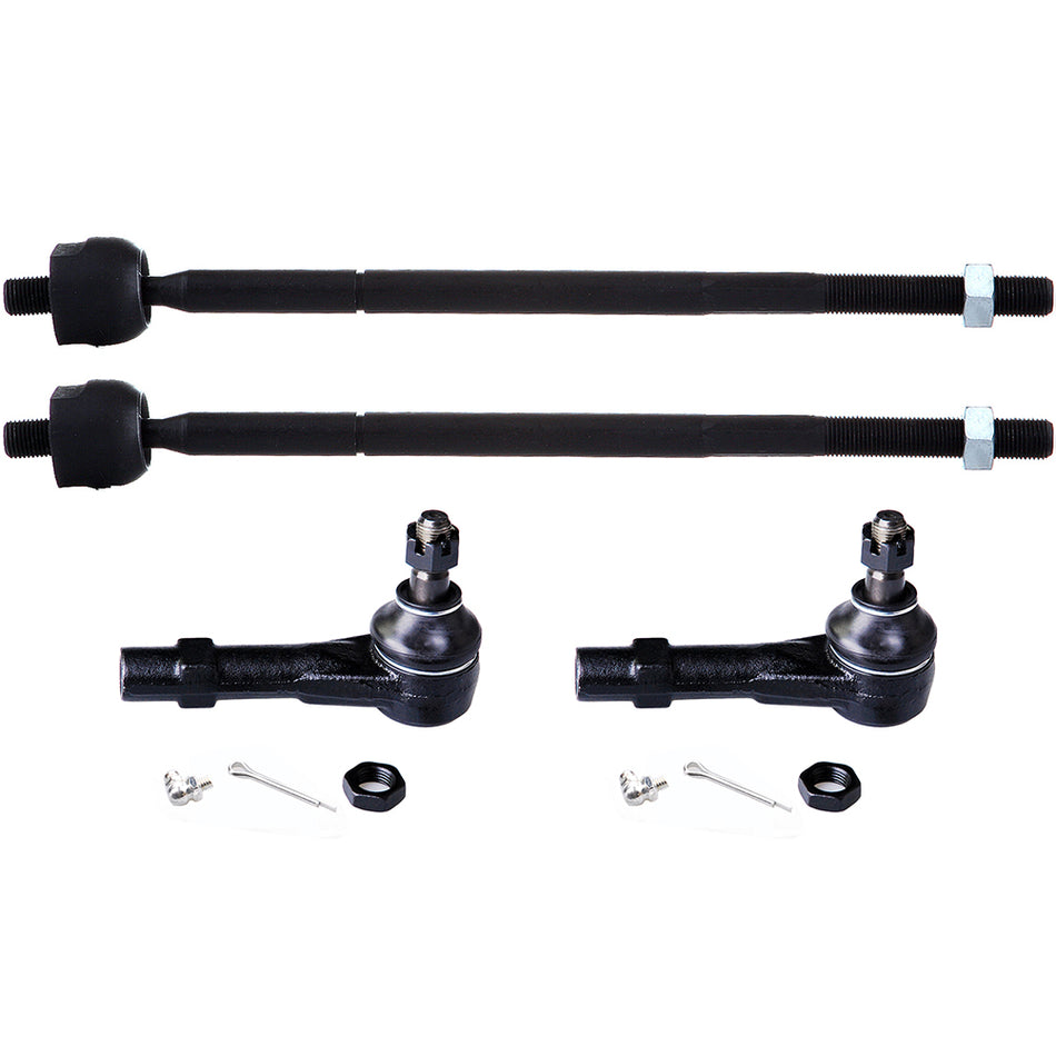Front Inner Outer Tie Rod Linkage For 97-99 Dodge Dakota 98-99 Dodge Durango