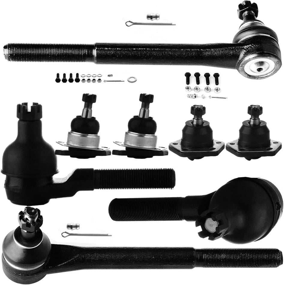 Front Ball Joints Tie Rod End For 98-05 Chevrolet Blazer 98-04 Chevrolet S10