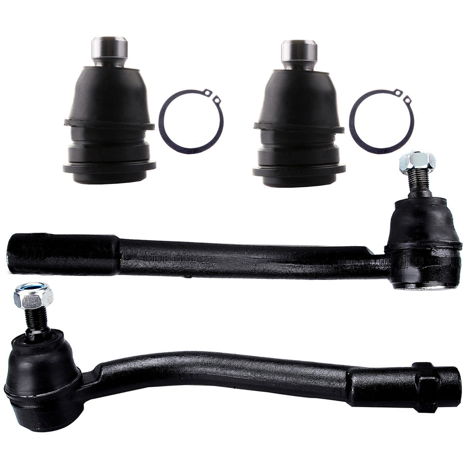 Ball Joints Tie Rod End For 11-13 Kia Sorento 07-12 Hyundai Santa Fe 4Pcs