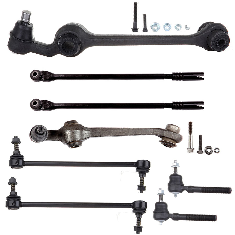 Front Lower Control Arm Tie Rod End Sway Bar For 1999 2000 01-04 Chrysler 300M