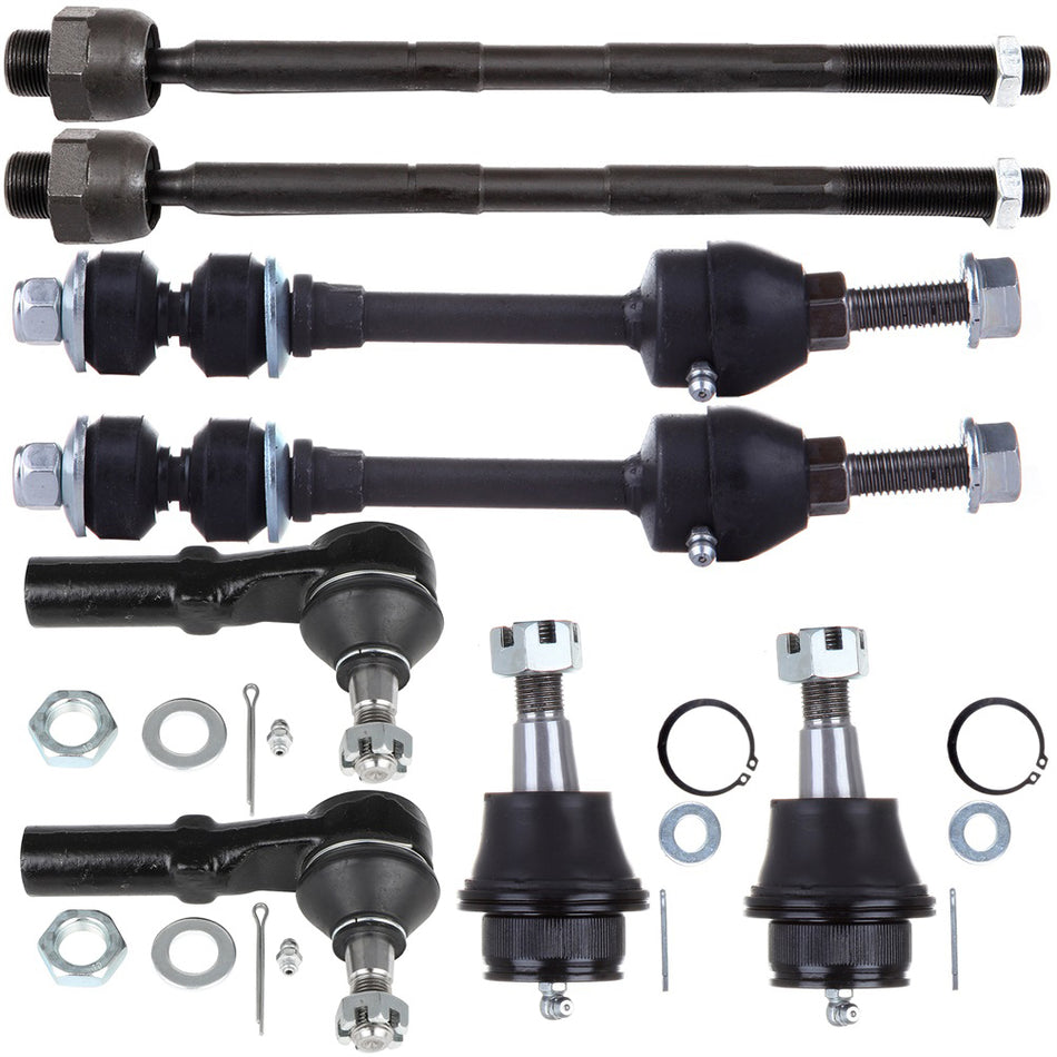 Front Lower Ball Joint Steering Rod End For 02-05 Dodge Ram 1500