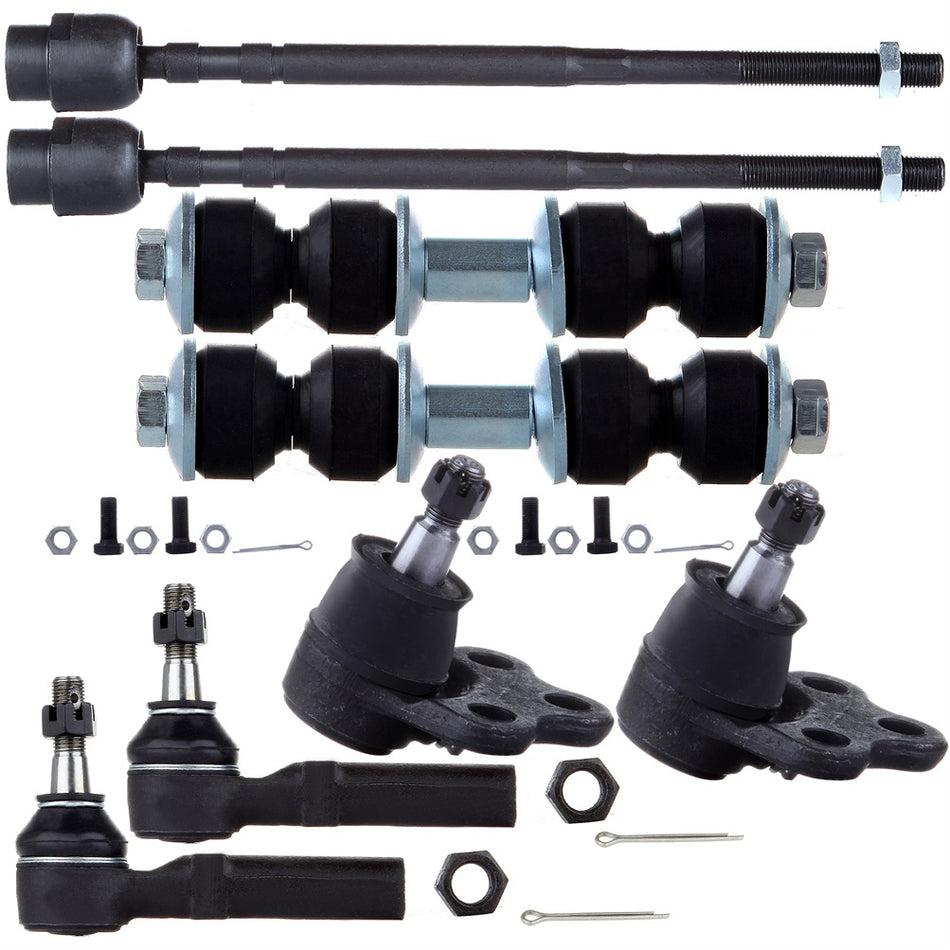 Front Lower Ball Joints Steering Sway Bar Tie Rod End For 1997-2004 Buick Regal