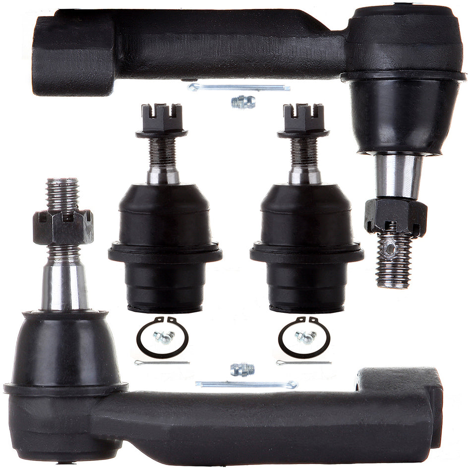 Front Lower Ball Joints Outer Tie Rod End For 07-16 Ford Expedition 09-14 Ford F150